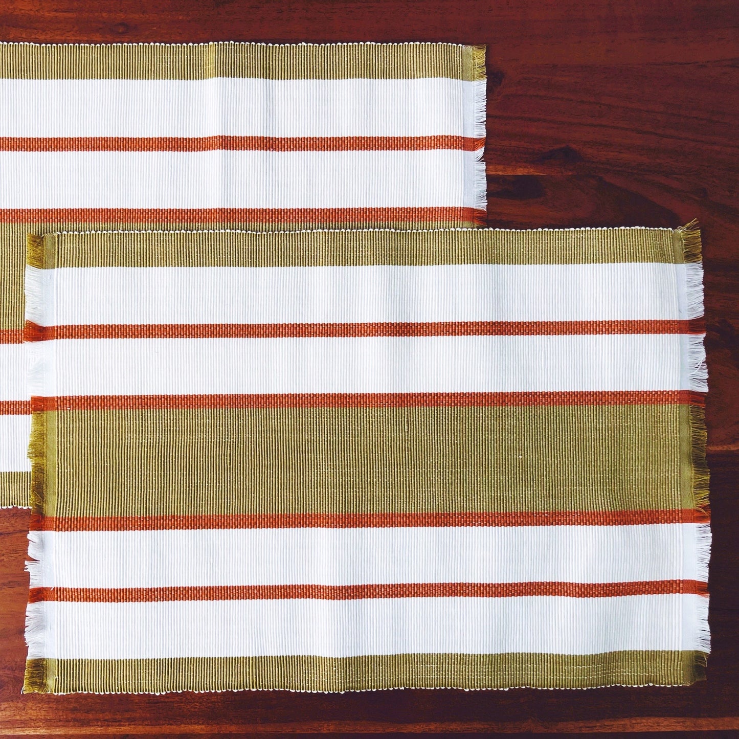 Bulak, two-tone | Cloth Placemats | Loomed | Inabel Placemats