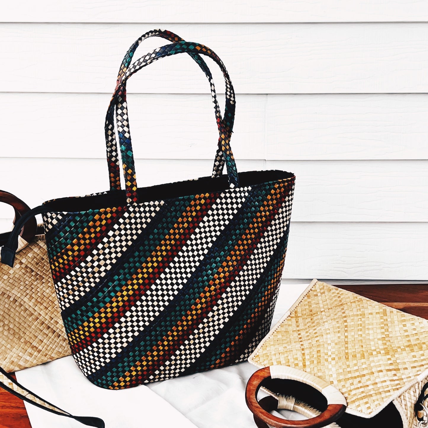 Amalia | Straw Bag | Woven Bag | Two-way Purse | Handbag | Shoulder Bag | Bayong Bag
